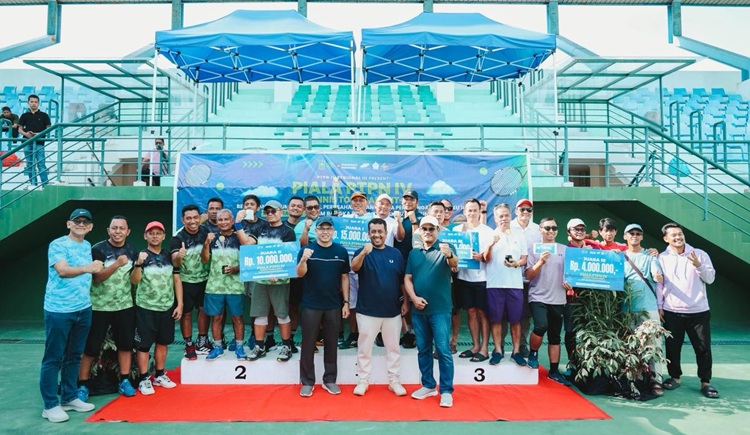 Ditutup Kadisnaker Riau, Turnamen Tenis Piala PTPN IV Akan Menjadi Kegiatan Rutin