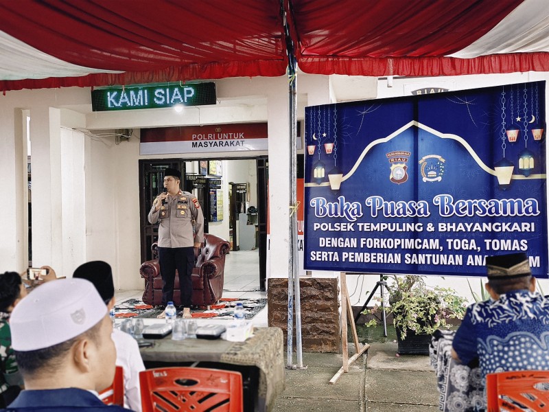 Pererat Silaturahmi, Polsek Tempuling Gelar Buka Puasa Bersama