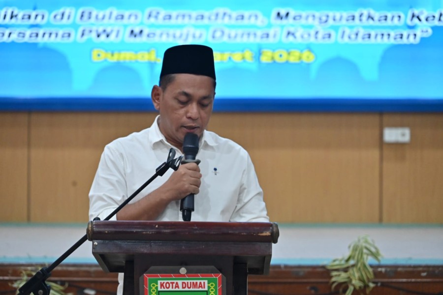 Pererat Silaturahmi Ramadan, PWI dan IKWI Dumai Gelar Buka Puasa Bersama dan Aksi Sosial