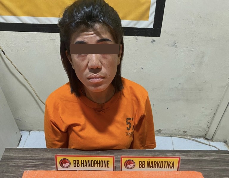Ibu Rumah Tangga di Inhil Ditangkap Edarkan Sabu, Polisi Temukan 1,97 Gram