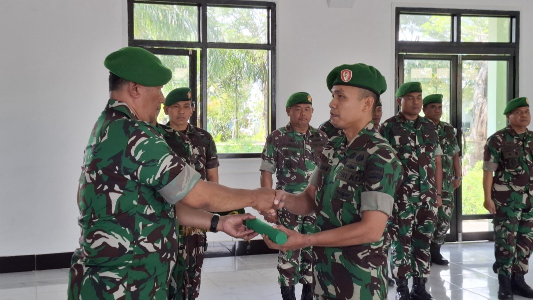 Korps Raport, Kodim 0314/Inhil Lepas Personel Pindah Satuan