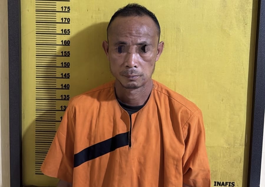Malang, Tiga Anak di Bawah Umur Diduga Digagahi Bapak Tirinya, Pelaku Diringkus Polsek Peranap