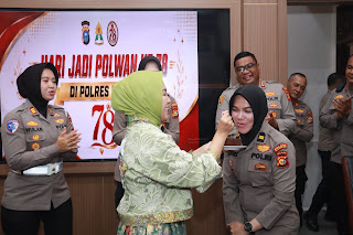 Rangkaikan Kebersamaan & Pengabdian, Polres Kampar Gelar Syukuran Hari Jadi Polwan ke-78
