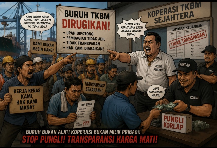 TKBM Dukung UUPJ-TKBM Koperasi TKBM Pelabuhan Dumai Unit Kerja PT. Agro Murni
