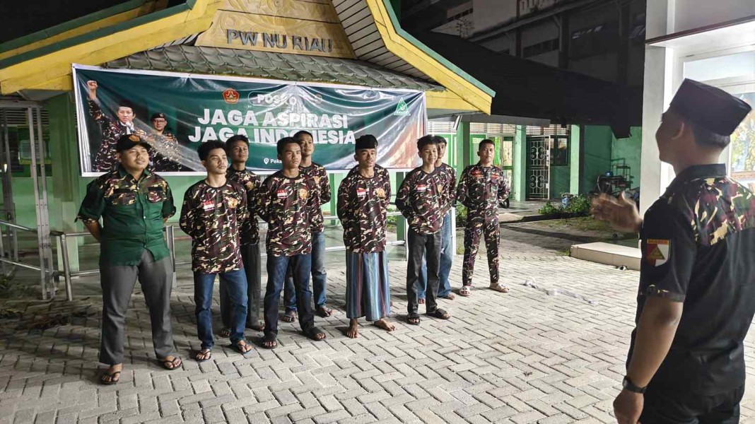 Ansor Pekanbaru Dirikan Posko Layanan Sosial dan Keamanan