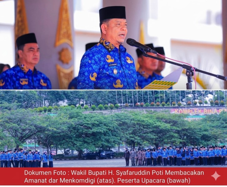 Harkitnas ke-118 di Rohul, Wabup Syafaruddin Poti Ajak Masyarakat Bangkit Hadapi Tantangan Era Digital