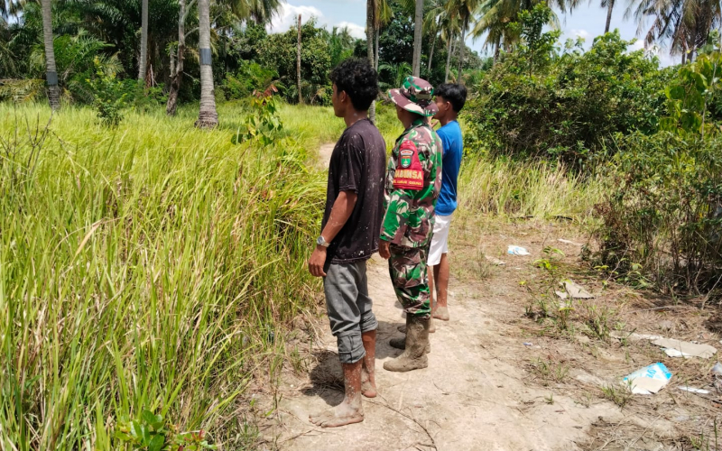 Kodim 0320 Gencarkan Patroli dan Sosialisasi Karhutla di Lubuk Gaung