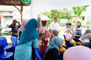 Warga Inhil Serbu Gerakan Pangan Murah, Harga Lebih Terjangkau