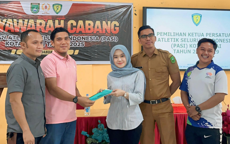 Sah! Ananda Putri Salsabila Nakhodai PASI Kota Dumai Periode 2025-2029
