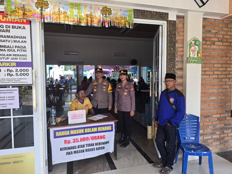 Lebaran Kedua, Polres Inhu Fokus Amankan Tempat Wisata Dan Arus Balik