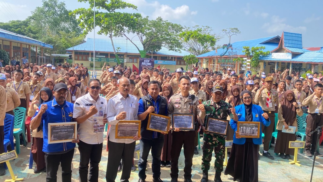 KNPI Inhil Tancap Gas Membangun Generasi Emas, Goes To School di SMKN 1 Tembilahan Jadi Titik Awal