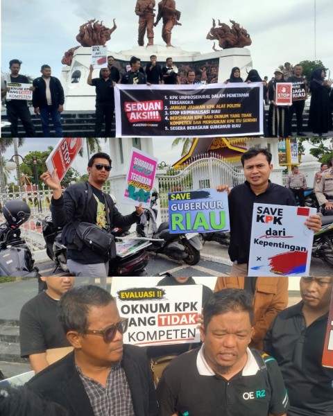 Gelombang Protes di Riau: Masyarakat Nilai OTT KPK Terhadap Gubri Abdul Wahid Sarat Kejanggalan