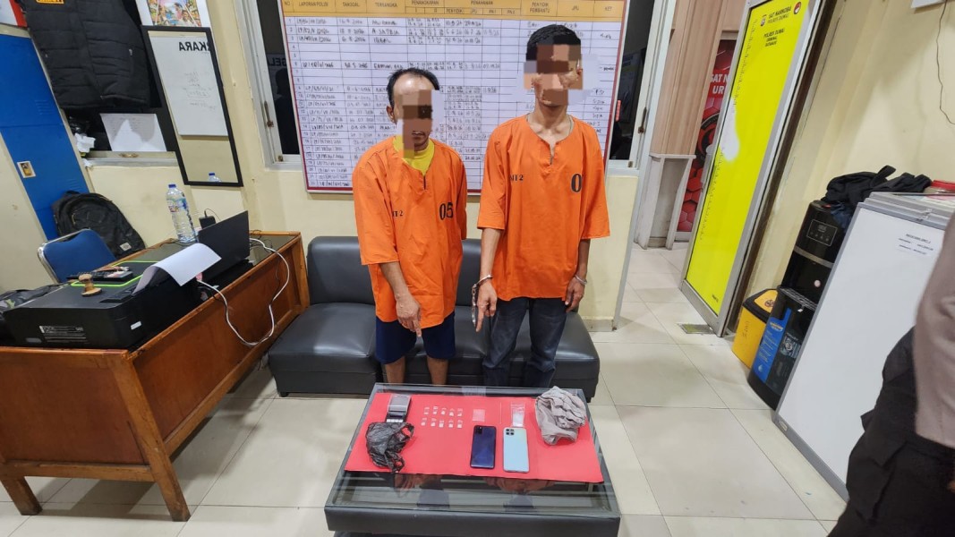 10 Paket Diduga Sabu Disita, Dua Pria Diciduk di Gang Kenangan Dumai