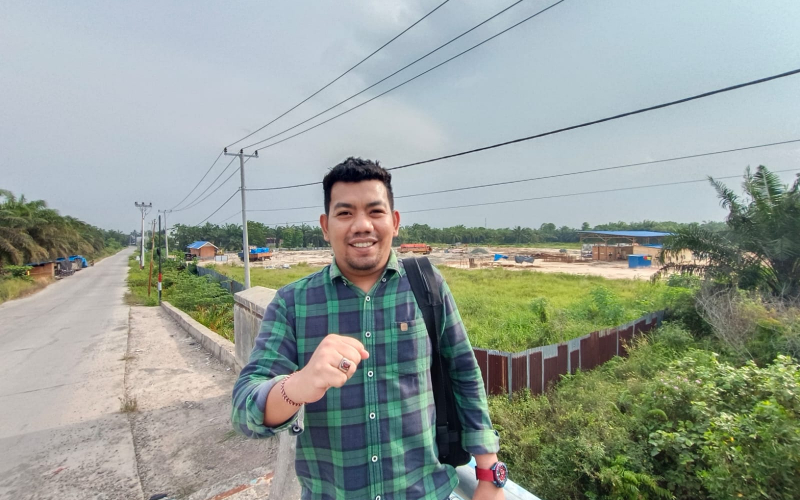 Aktivis Dumai Kecam Dugaan Penimbunan Tanah Ilegal Proyek Gardu PLN di Tanjung Penyembal