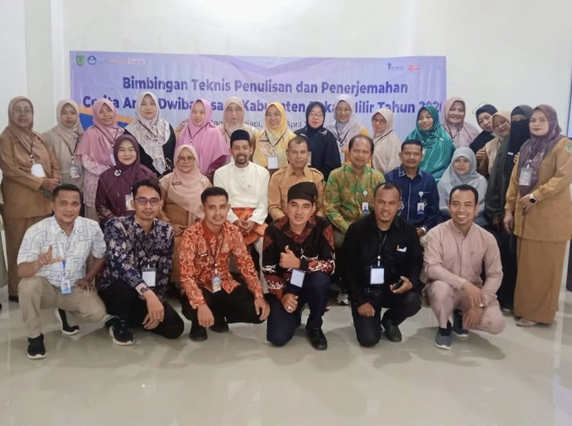 Balai Bahasa Riau dan Komunitas Rohil Berkarya Bedah Teknik Menulis Cerita Anak Dwibahasa