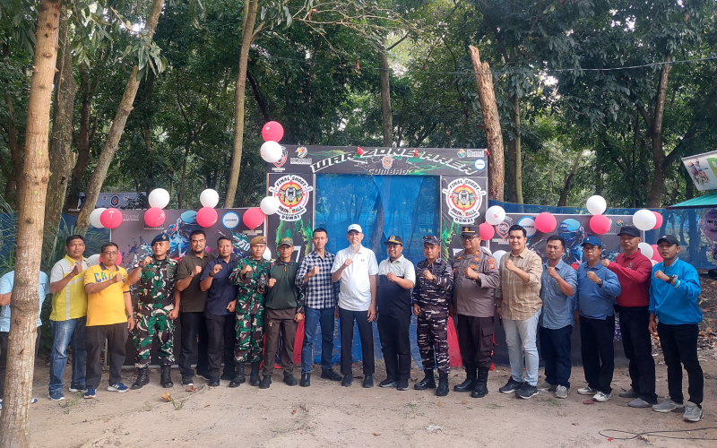 Perkuat Sport Tourism, Kodim 0320 Dumai Hadiri Launching TBG Paintball Dumai