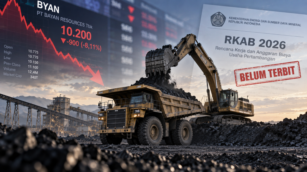 Force Majeure Bayan (BYAN) Guncang Pasar, Saham Anjlok 8% ke Rp 10.200