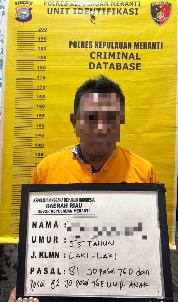 Polres Meranti Tangkap Pelaku Cabul Anak di Bawah Umur, Mau Kabur ke Malaysia
