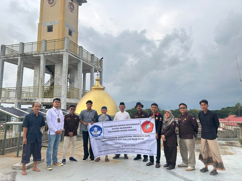 Workshop SOP Maintenance PLTS Shelter Pasir Putih: Dosen Teknik Elektro PNP Bersama Mahasiswa Gelar Pengabdian Masyarakat