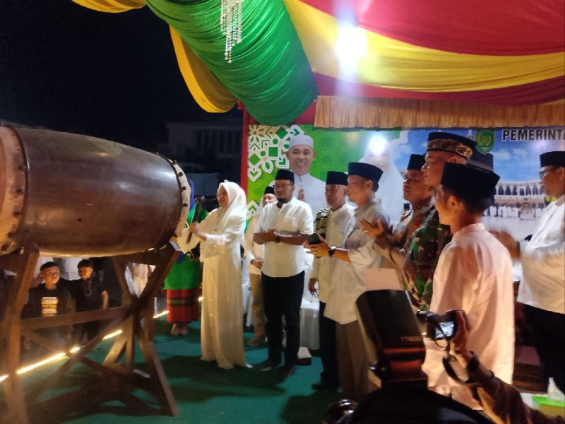 Ketua DPRD Inhil Dukung Pelestarian Tradisi Pawai Takbir Idul Adha