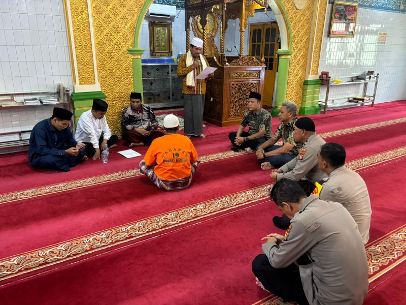 Kisah 'Inspiratif' dari Polres Kampar, Tahanan Temukan Hidayah di Balik Jeruji, Kapolres: 'Kami Dukung Perubahan Positif!'