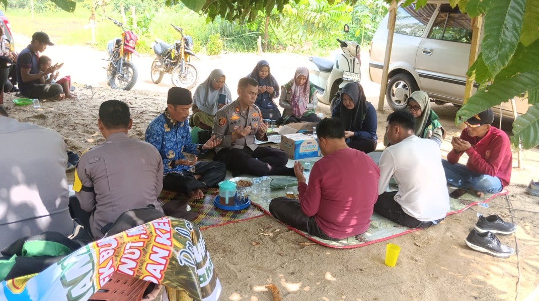 Polsek Bandar Sei Kijang Monitoring Jagung Pipil PT. CDSL, Dukung Program Ketahanan Pangan