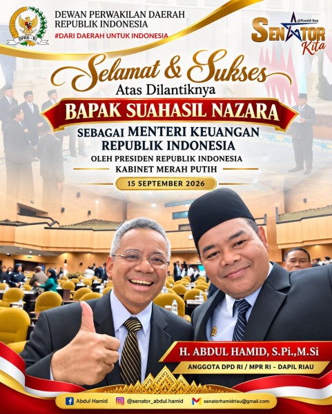 Senator Abdul Hamid Dorong Arah Baru Kebijakan Fiskal: Daerah Harus Jadi Mesin Pertumbuhan Ekonomi Nasional