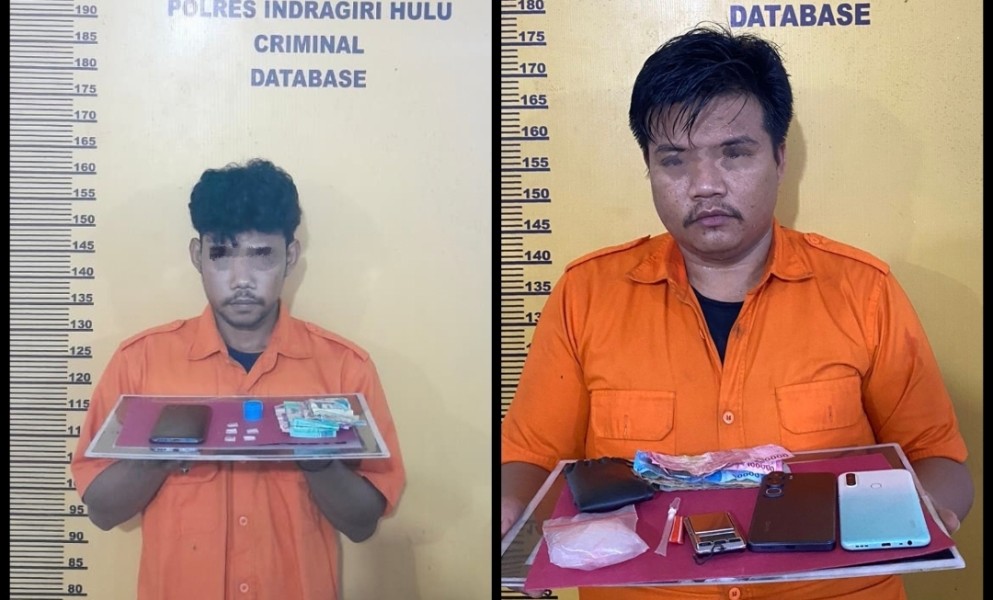 Dua Pemuda Kelurahan Kampung Dagang Rengat Dicokok Polisi, Ini Kasusnya