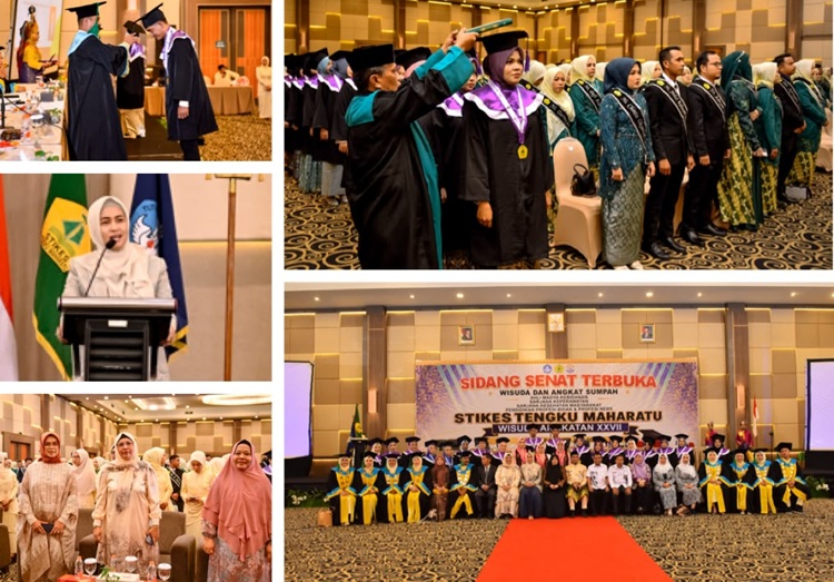 STIKes Tengku Maharatu Wisuda 359 Sarjana, Lulusan Diminta Utamakan Kepedulian kepada Pasien