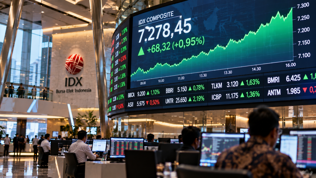 Indeks Bisnis-27 Dibuka Naik 0,35%, AMRT dan INKP Pimpin Penguatan
