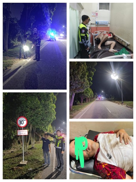 Tragis! Pejalan Kaki yang Sedang Berolahraga Tewas Ditabrak Pick Up di Jalan Perkantoran Bupati Pelalawan