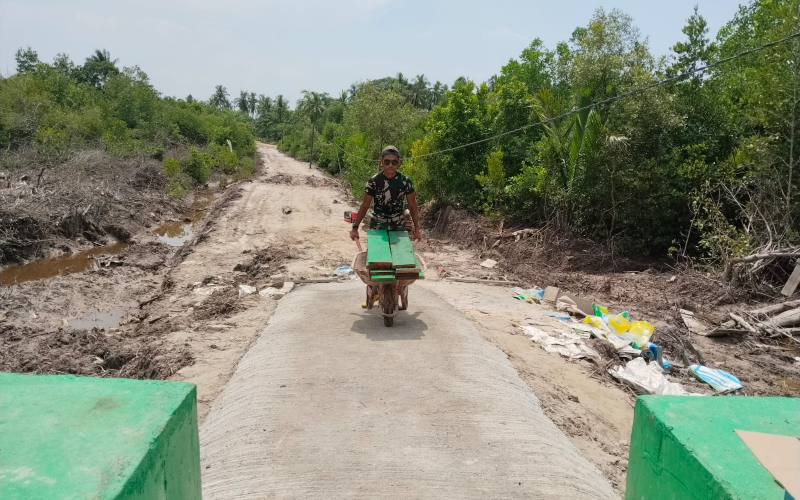 Jembatan Gantung Garuda Terus Dibangun, Infrastruktur untuk Kesejahteraan Masyarakat