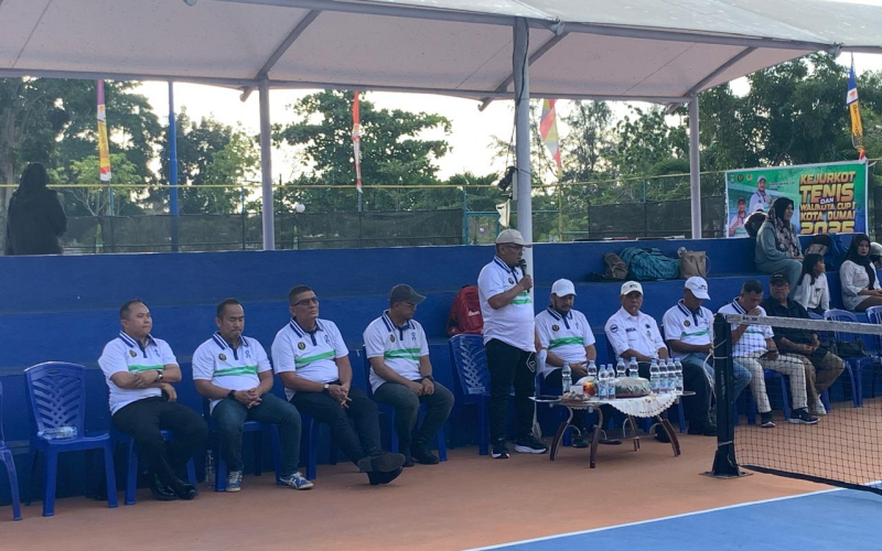 Pelindo Dumai Mengikuti Kejuaraan Walikota Cup I Tennis Lapangan 2025