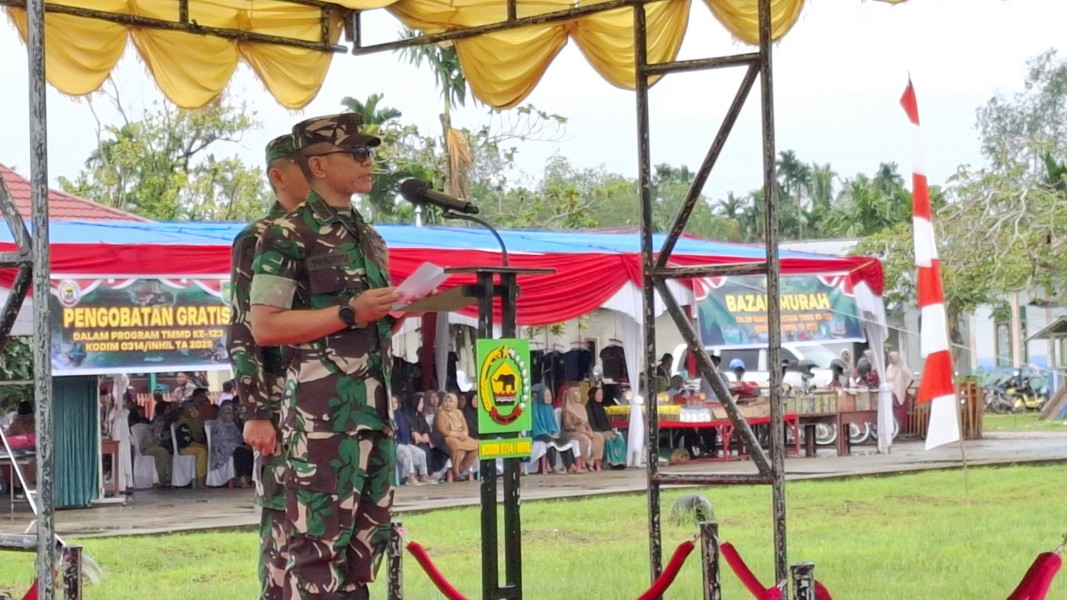 TMMD ke-123 di Wilayah Kodim 0314/Inhil Resmi Ditutup
