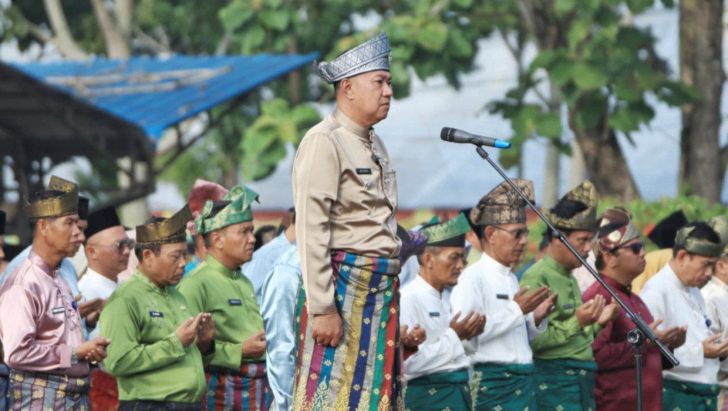 Pemkab Meranti Gelar Apel Hari jadi Riau ke-68: Merawat Tuah Menjaga Marwah