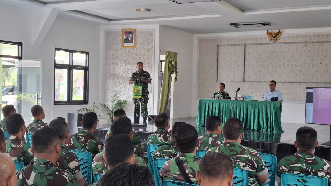 Personel Kodim 0314/Inhil Ikuti Penyuluhan Kesehatan