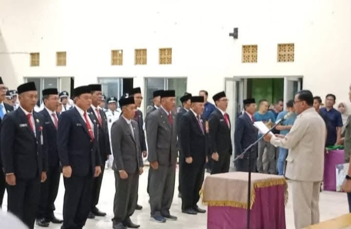 Bupati Kuansing Akui Tak Ada Wajah Baru Pelantikan 16 Pejabat, Ini Daftarnya
