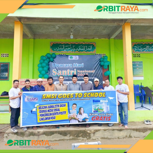 Kolaborasi SMSI dan IKM Inhil, Tebar Gizi untuk Santri