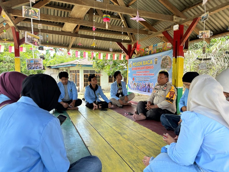 Pojok Baca Bhabinkamtibmas di Desa Merangin Resmi Dibuka, Jalin Keakraban dan Tingkatkan Literasi Serta Kamtibmas