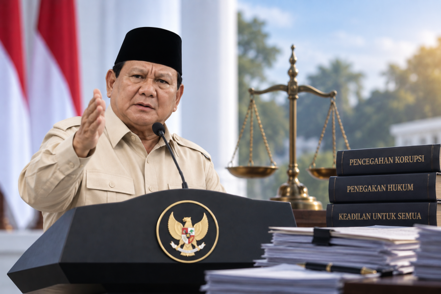 Prabowo Tegaskan Tak Pandang Bulu, Kasus Dadan hingga Hotel Sultan Jadi Bukti
