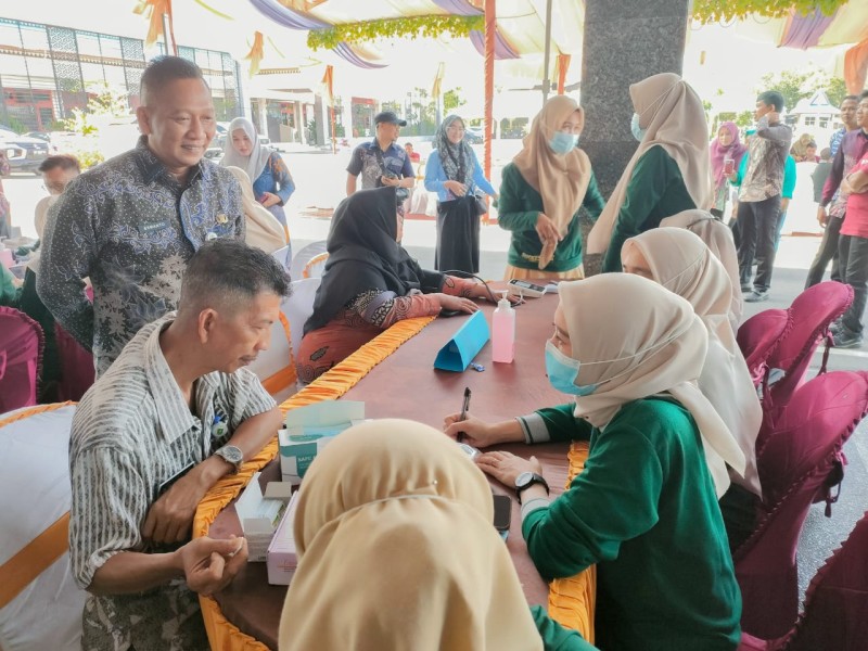 Sempena HKN ke-61, Pemkab Bengkalis Gelar Cek Kesehatan Gratis dan Donor Darah