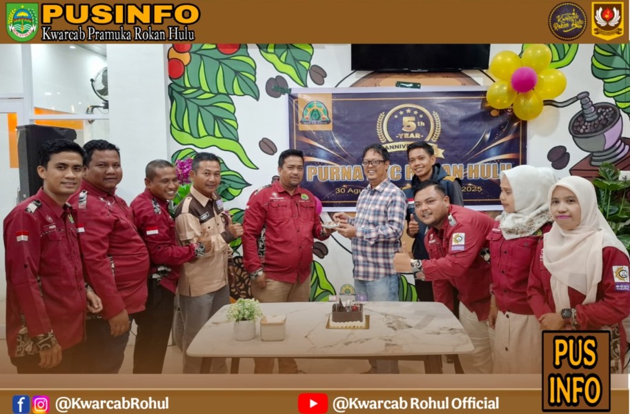 Purna DKC Rohul Rayakan Anniversary ke-5, Teguhkan Komitmen Majukan Gerakan Pramuka