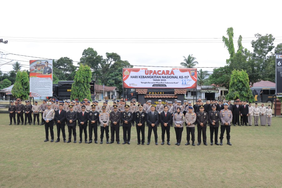 Polres Kampar Gelar Upacara Hari Kebangkitan Nasional,  Penguatan Semangat Persatuan dan Kemandirian Bangsa
