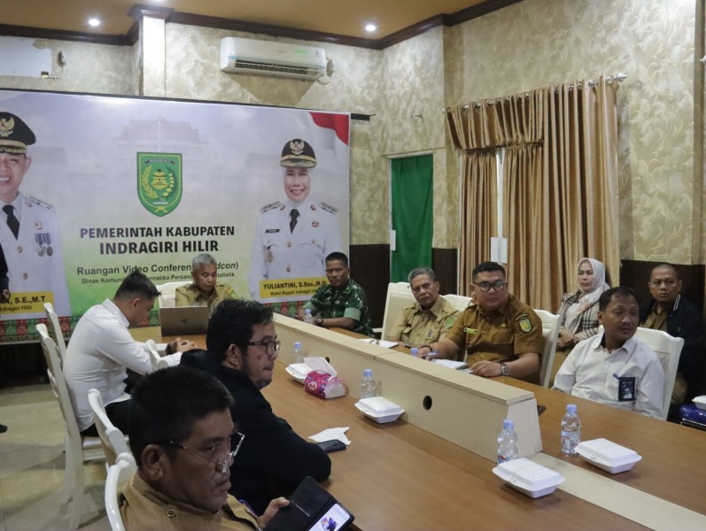 Bersama Kemendagri, Pemkab Inhil Bahas Inflasi dan Potensi Ekonomi Halal