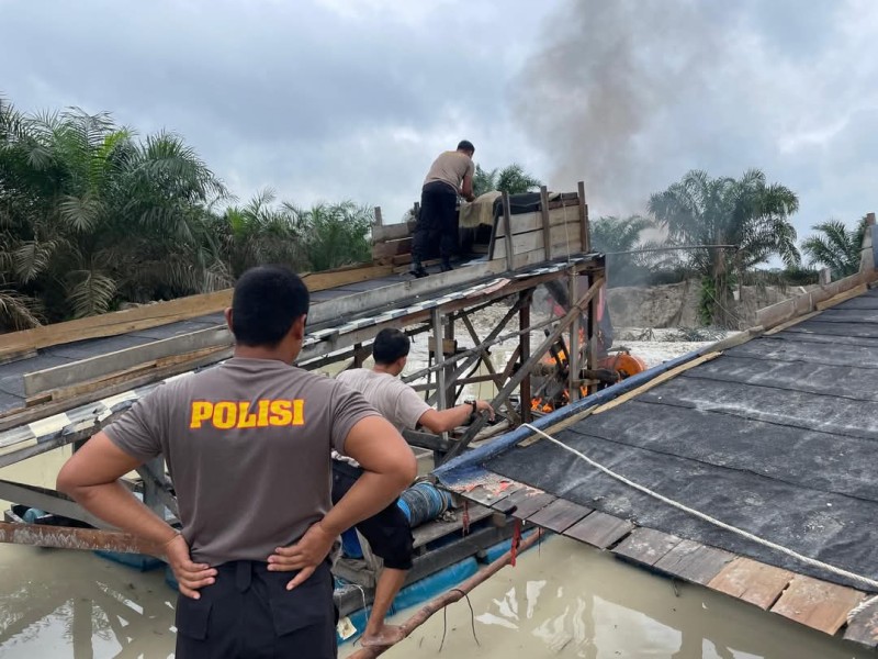 Pekerja Tambang Tewas Tertimbun, Polres Kuansing Buru Bos PETI