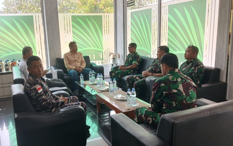 Audiensi ke PT Maridan, Tim Mabes TNI Perkuat Upaya Pencegahan Karhutla