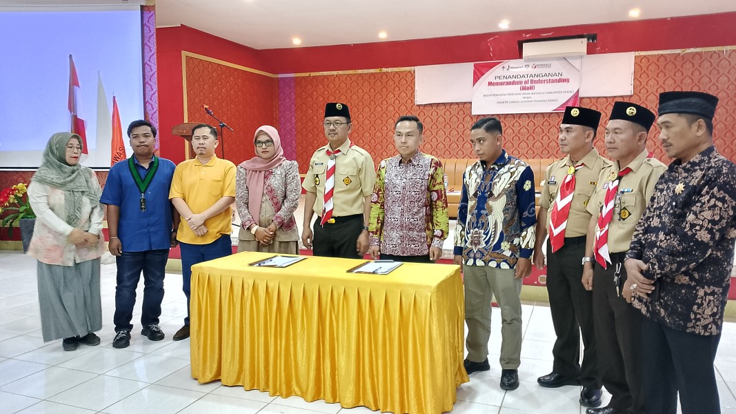 Bawaslu Kerinci dan Pramuka Jalin MoU Bentuk Saka Adhyasta Pemilu: Dorong Pengawasan Partisipatif Generasi Muda