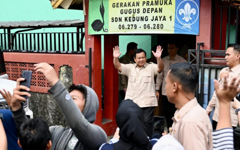 Presiden Prabowo Tinjau Pelaksanaan Program Makan Bergizi Gratis di Bogor