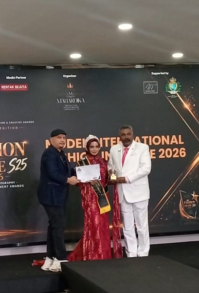 Zahira Harumkan Nama Dumai dan Indonesia, Raih Award 