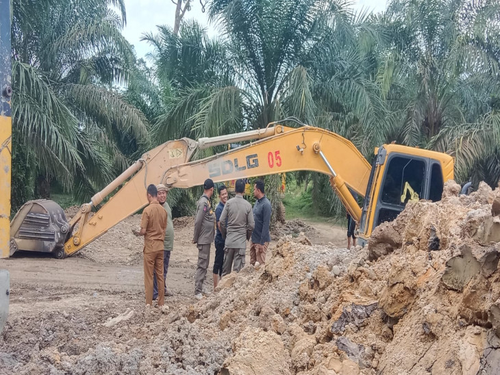 Satpol PP Kampar Turun Tinjau Tambang Galian C di Empat Balai Setelah Laporan Warga